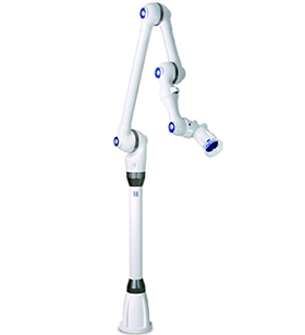 口腔外バキュームの使用を表す画像